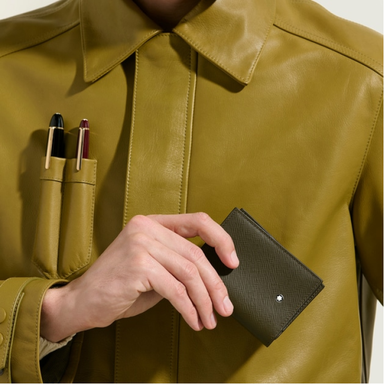 Porte-cartes 4cc en Cuir Sartorial