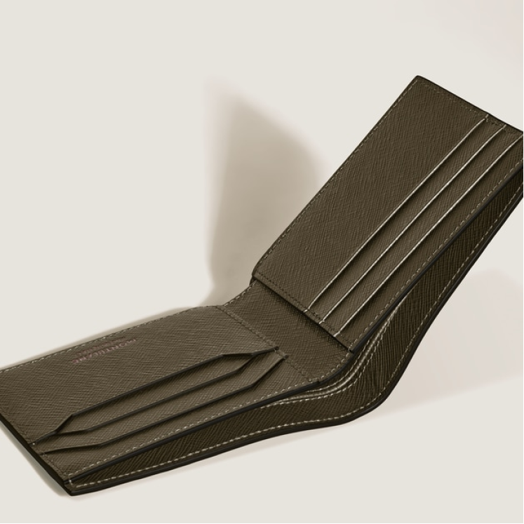 Portefeuille 6cc en Cuir Sartorial