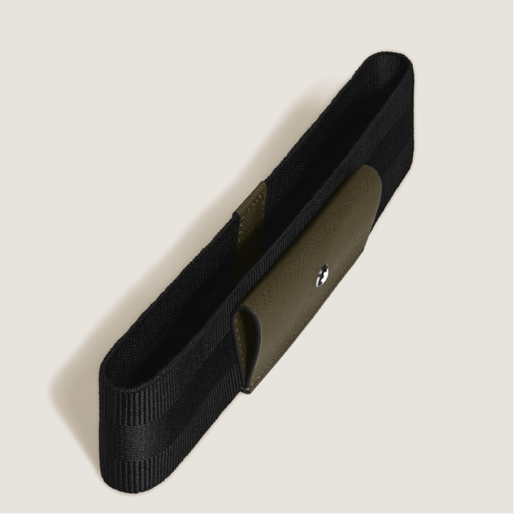 Patte pour 1 Instrument d’Écriture avec Bande Élastique en Cuir Sartorial