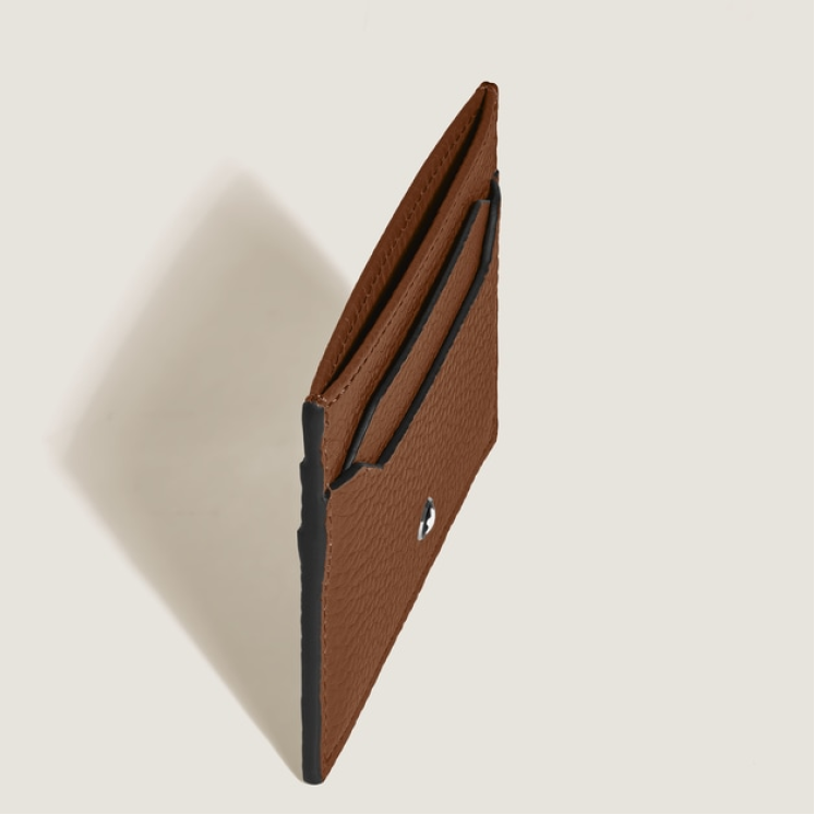 Porte-cartes 5cc en Cuir Grainé