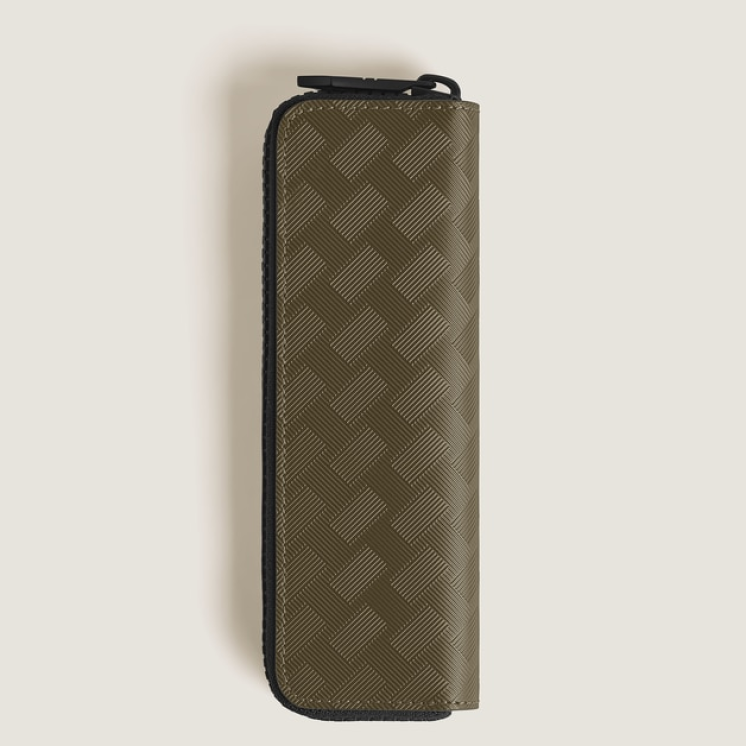 Étui pour 1 Instrument d'Écriture Zippé en Cuir Extreme