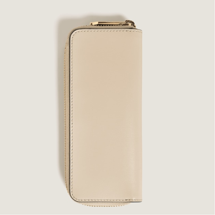 Étui pour 2 Instrument d'Écriture Zippé en Cuir Meisterstück