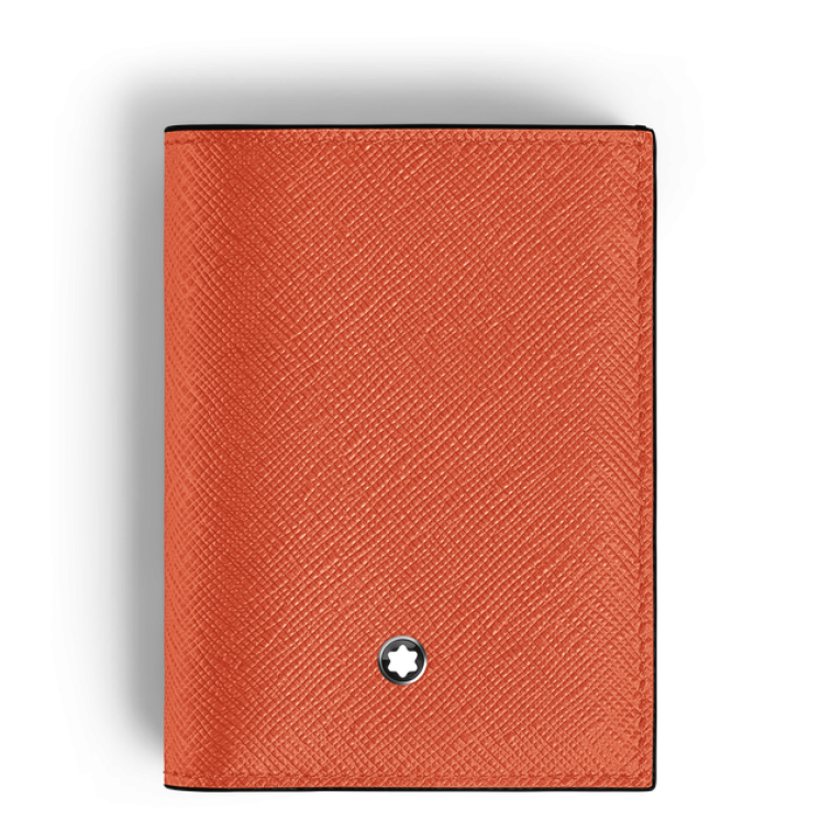 Mini Portefeuille 4cc en Cuir Sartorial