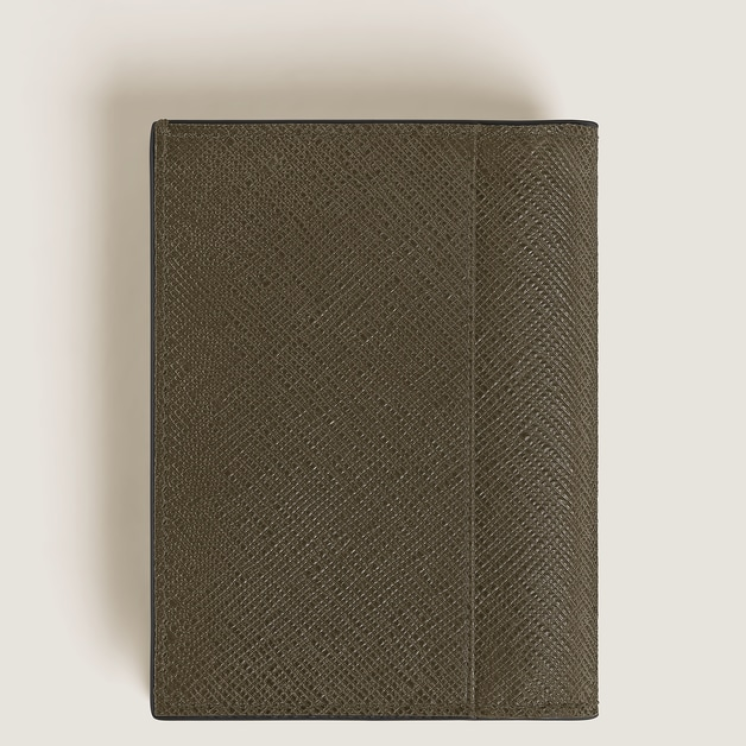 Mini Portefeuille 4cc en Cuir Sartorial