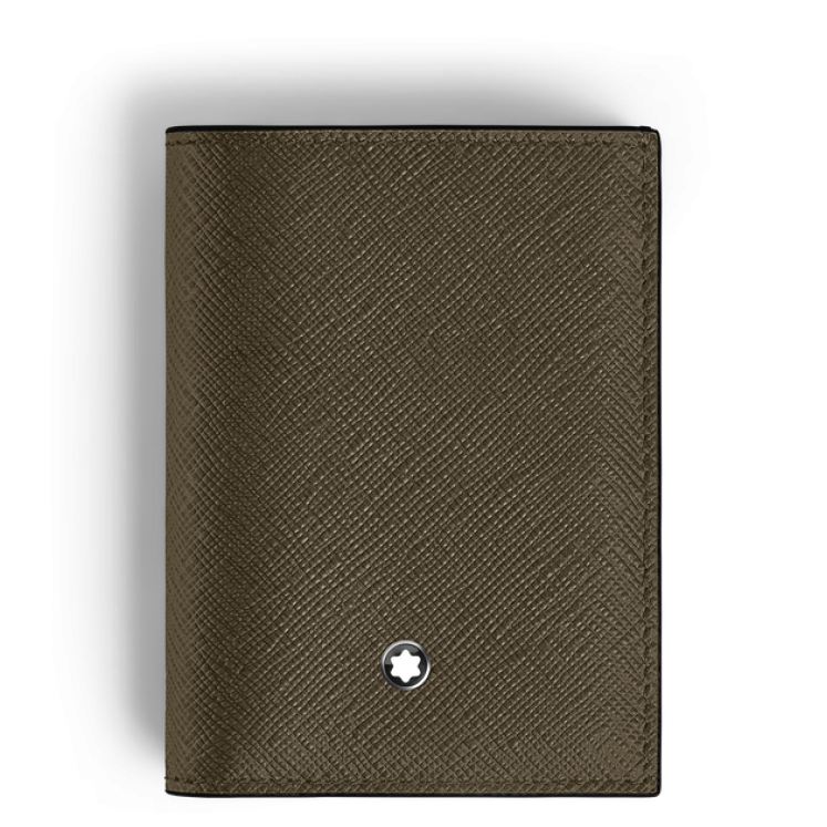 Mini Portefeuille 4cc en Cuir Sartorial