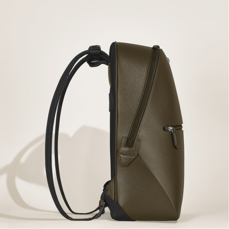 Petit Sac à Dos en Cuir Sartorial