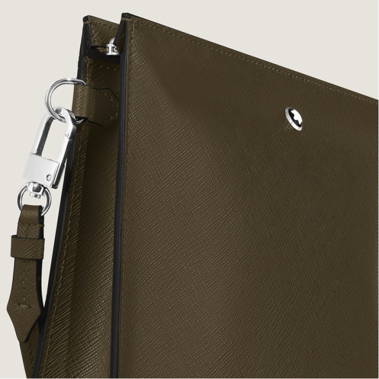 Pochette en Cuir Sartorial