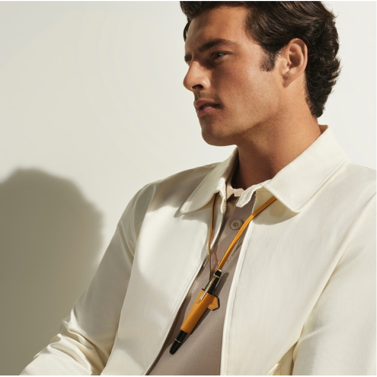 Collier Boucle pour 1 Instrument d’Écriture en Cuir Sartorial