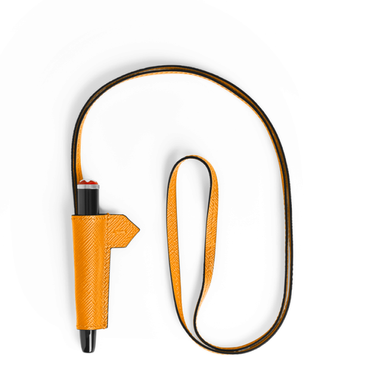 Collier Boucle pour 1 Instrument d’Écriture en Cuir Sartorial