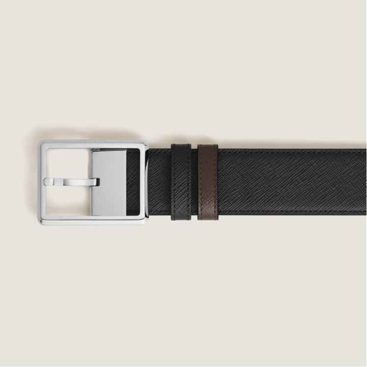 Ceinture Réversible Rectangulaire 35 mm en Cuir Sartorial